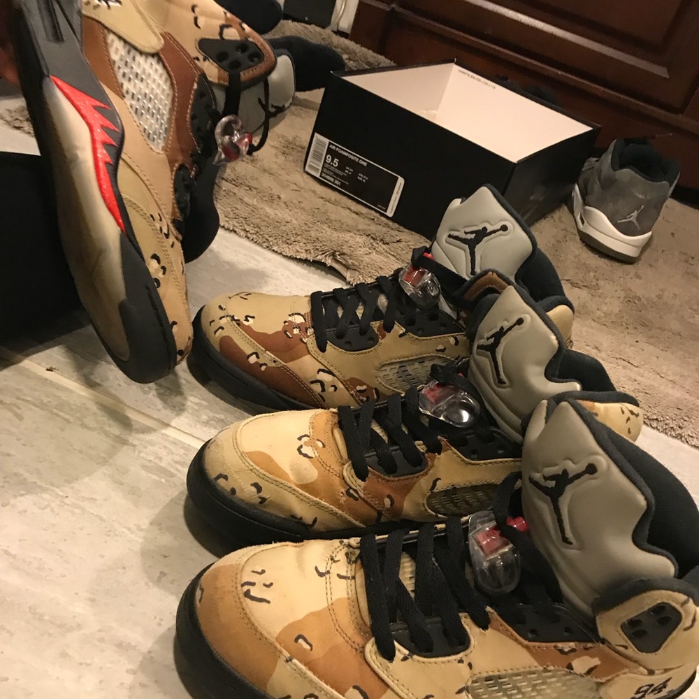 Jordan 5 Supreme Camo